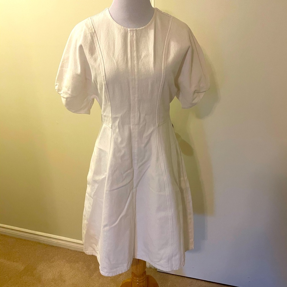 Very cute COS white denim dress 💯% cotton